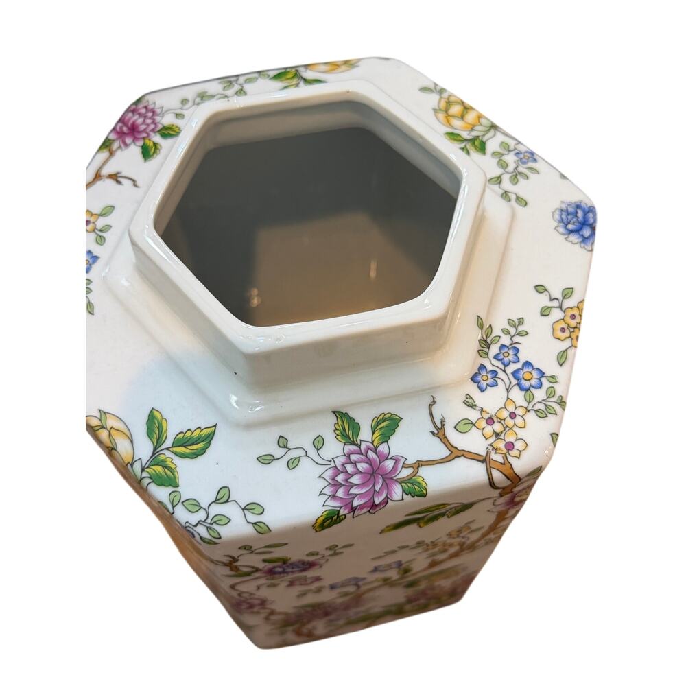 Galt International Classic Lidded Ginger Jar Floral Print - Picture 3 of 7
